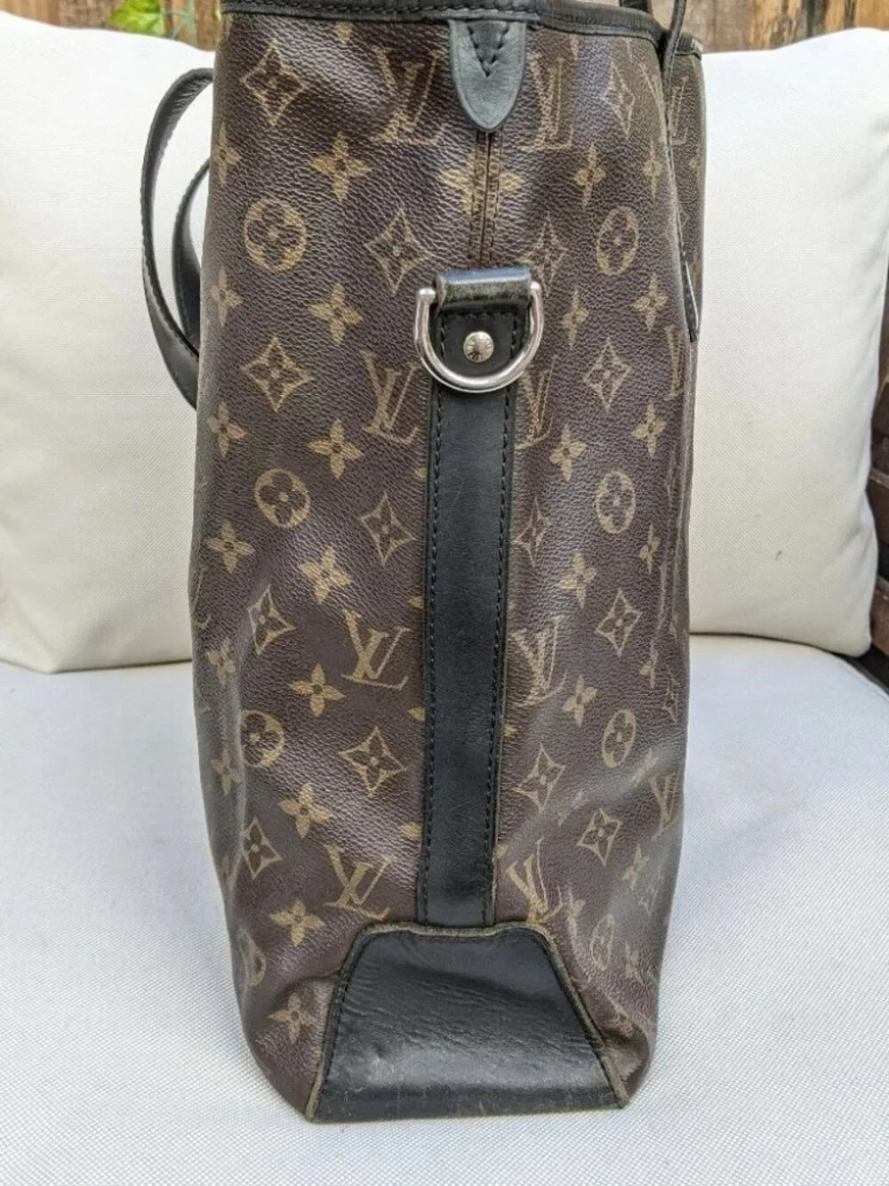 Louis Vuitton LV Tote Bag Devius Browns MACASSAR - Picture 4 of 16